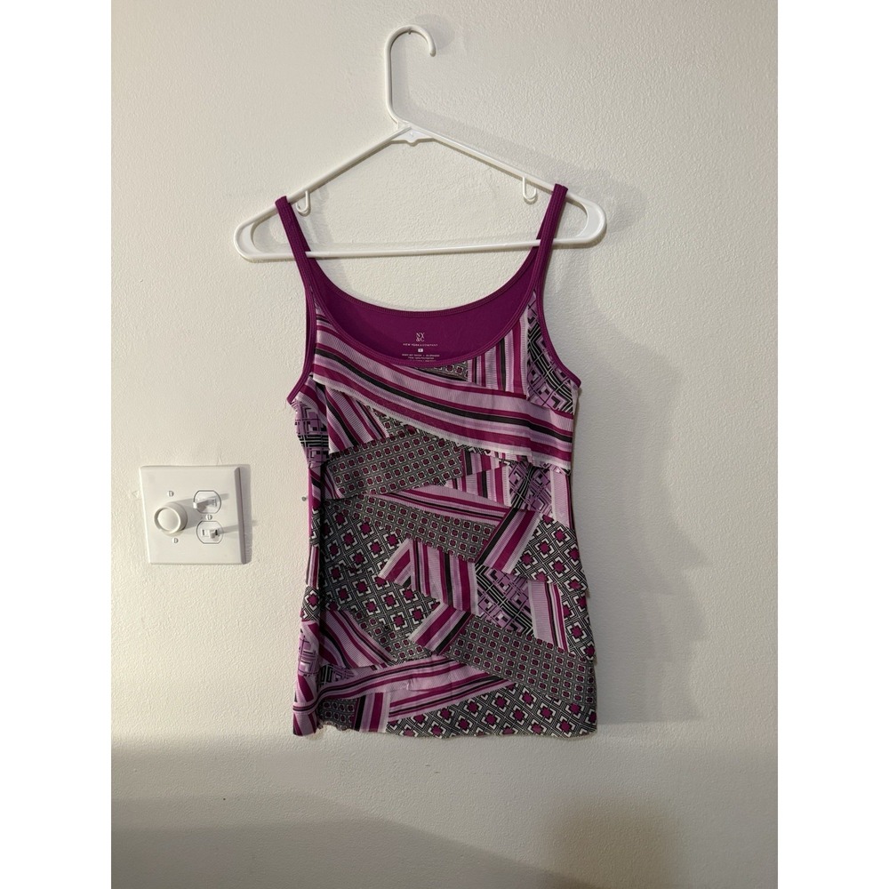 New‎ York & Company Ruffled Tank Size S NWOT Business Casual